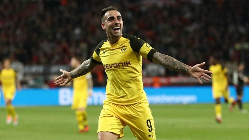 Paco Alcácer is Dortmund's top goal-scorer this season, with five goals